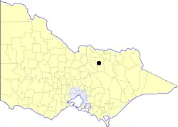 Location in Victoria