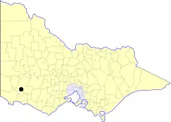 Location in Victoria