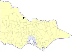 Location in Victoria
