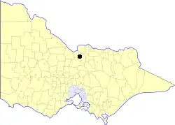 Location in Victoria