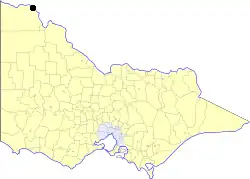 Location in Victoria