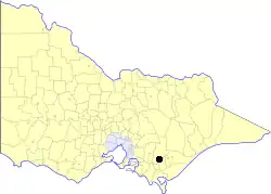 Location in Victoria