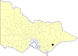 Location in Victoria