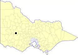 Location in Victoria