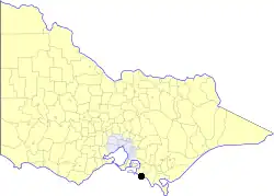 Location in Victoria