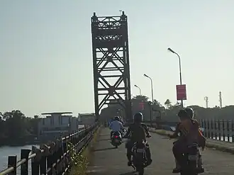 Old Harbour bridge is also known as Thoppumpady bridge