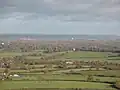 Oldland Mill in the context of its surrounding countryside.