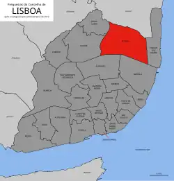 Location of Olivais