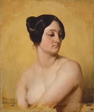 Olympe Pélissier (1799–1878), a French artists' model and the second wife of Gioachino Rossini