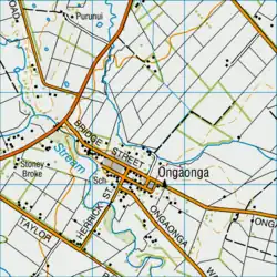 Location of Ongaonga