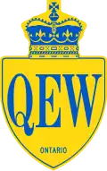 Queen Elizabeth Way marker