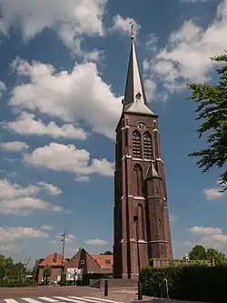 Oostelbeers, tower: de Heilige Andreas en Antonius van Paduatoren