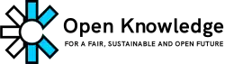 Open Knowledge Foundation logo with text: Open Knowledge FOR A FAIR, SUSTAINABLE AND OPEN FUTURE