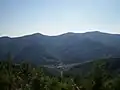 Opir river valley (view from the Zelemyanka ridge&nbsp;[uk]).