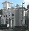 Timothy Lester House 431 Orange Street (1846), towered Italian villa.