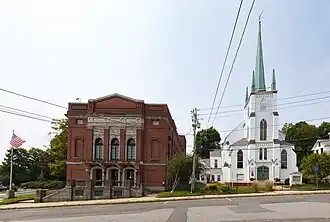 Orange Town Hall and Universalist Church