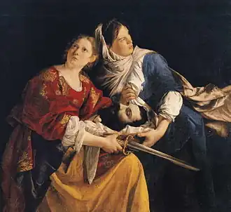 Orazio Gentileschi, Judith and Her Maidservant with the Head of Holofernes, 1621–1624