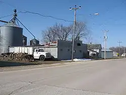 Downtown Orchard, Iowa in 2008