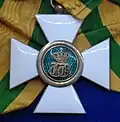 Grand Cross badge showing the royal monogram of William II.