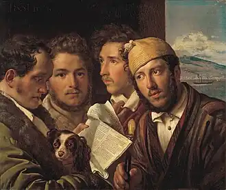 Newspaper Readers in Naples, 1831