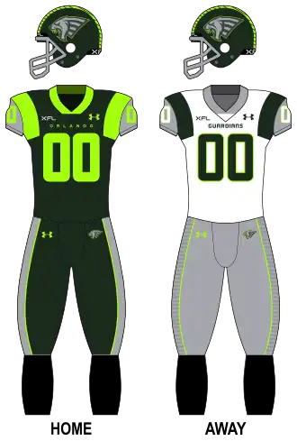 Orlando Guardians uniforms