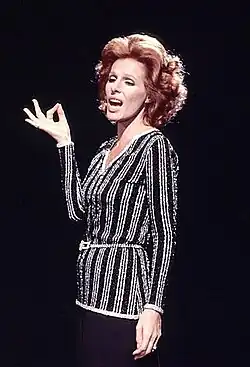 Vanoni in concert in 1973