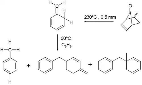 ortho-isotoluene synthesis and reactions