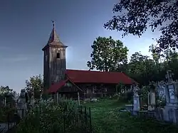Wooden church in Petelea