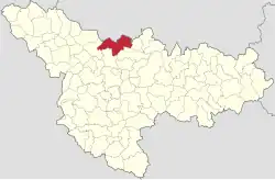 Location in Timiș County