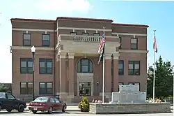 The Osage County Courthouse in Linn