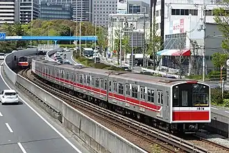 Midōsuji Line 10A series EMU in April 2018