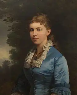 Portrait of Elisabeth Heegewaldt, 1883