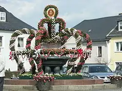 Easter well in Bad Weißenstadt