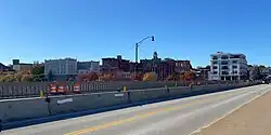 Downtown core of Oswego, N.Y.