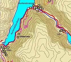 Map of the area