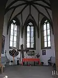 Inside of church