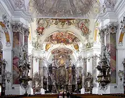 Interior of Ottobeuren Abbey