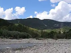 The Oule river between La Charce and Rottier