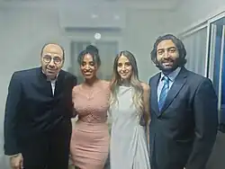 Rahbani (far left) in 2022