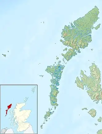 Fuiay is located in Outer Hebrides