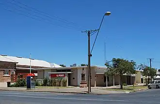Post office and war memorial