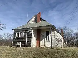 Defunct schoolhouse at Oxford