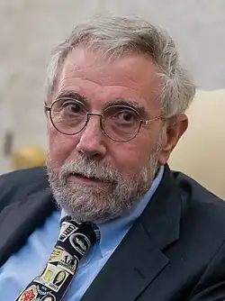 Economics Nobel laureate Paul Krugman, PhD 1977