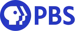 PBS logo, a three P-head followed by the "PBS" wordmark