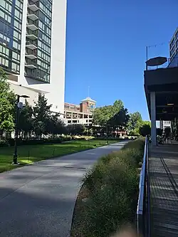 Ponce City Market and Kroger seen from Beltline in 2025