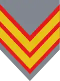 Sargento primero (Chilean Army)[33]