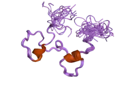 2d9n: Solution structure of CCCH type zinc-finger domain 2 in Cleavage and polyadenylation specificity factor