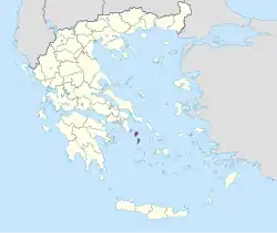 Kea-Kythnos within Greece