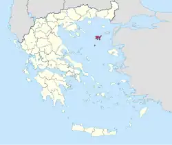 Lemnos within Greece