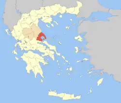 Magnesia within Greece